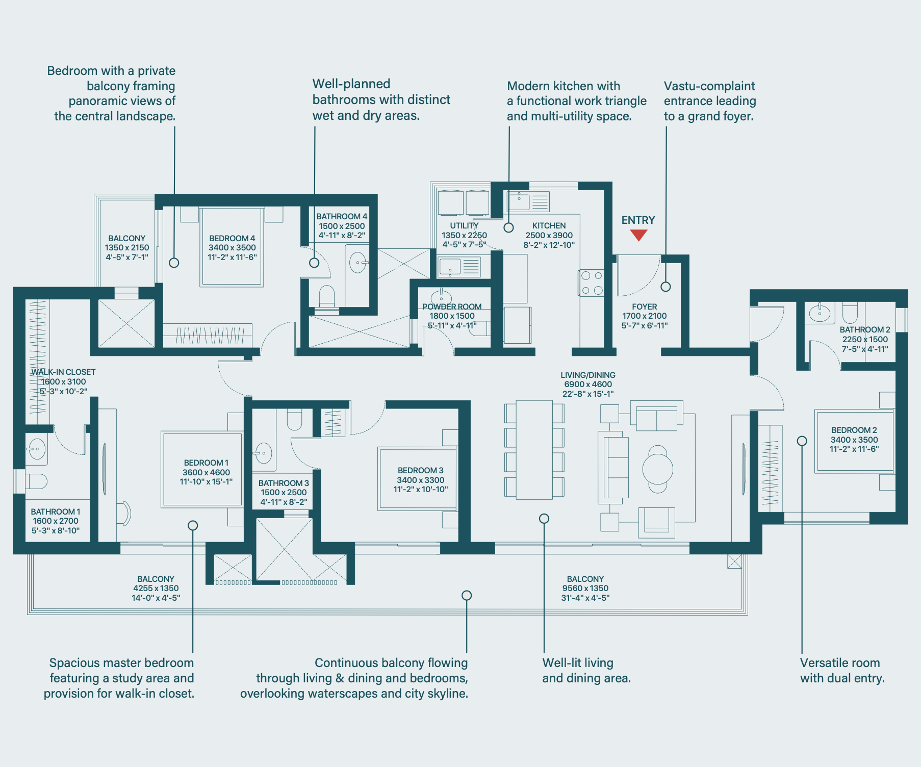 Tower 8 2715.80 sq. ft.